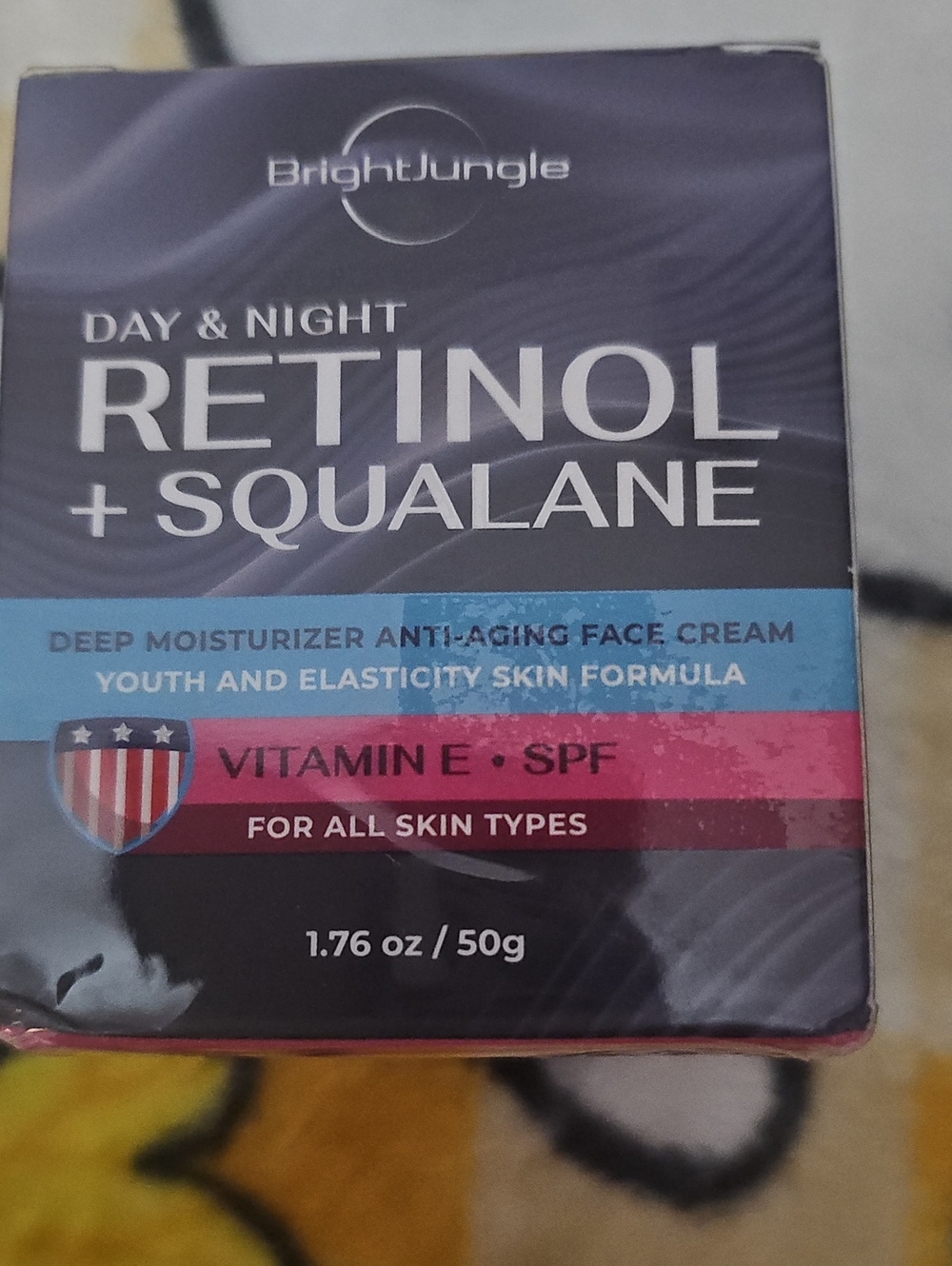 Day & Night Retinol + Squalane Moisturizer — Blue/Pink